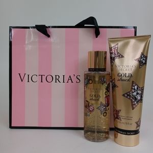Victoria's Secret Gold Struck Set